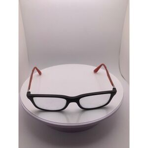 Ray-Ban RB 1570 3652 Matte Black Red Rectangular Glasses 47-16-130 Frames Only